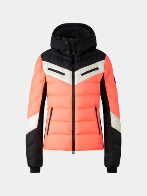 BOGNER Farina Down ski jacket in Pink/Black