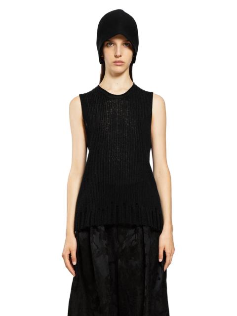 UMA WANG Cotton-Silk-Knit-Sleeveless-Top