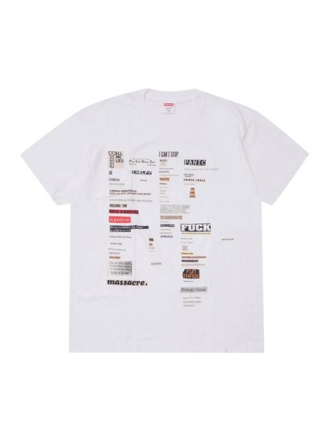 Supreme Cutouts Tee 'White'