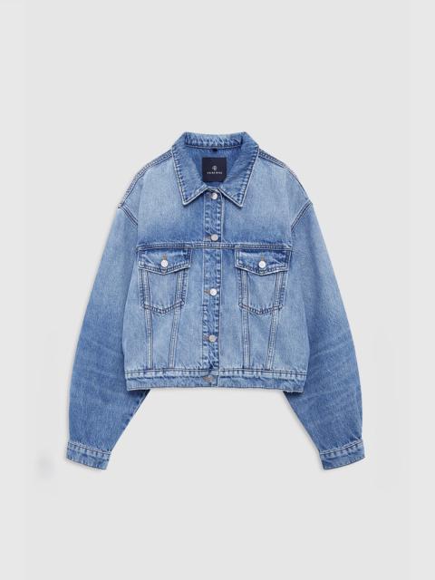 ANINE BING Quincy Jacket - Cascade Blue