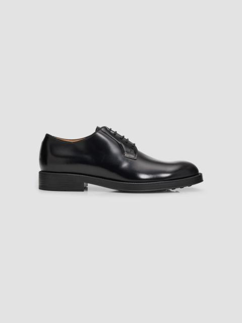 Tod's Men's Polished Leather Derbys - Black