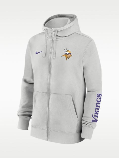 Nike Minnesota Vikings Club Men's Nike NFL Full-Zip Hoodie