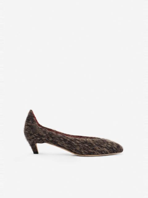 MAGDA BUTRYM Almond pumps in brown loom