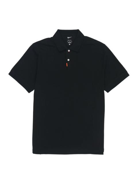Nike Training Athleisure Casual Sports Short Sleeve Polo Shirt Black DB3264-010