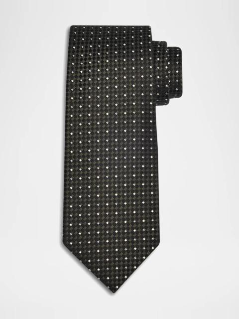 TOM FORD Men's Micro-Jacquard Silk Tie