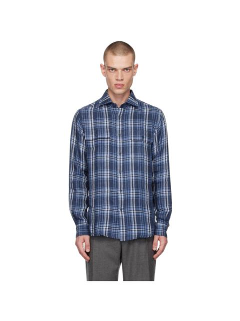 Ralph Lauren Blue Plaid Shirt