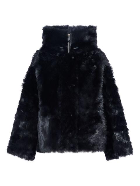Yves Salomon hooded lambshearling jacket