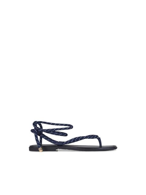 VERONICA BEARD Carmina rope detail sandals