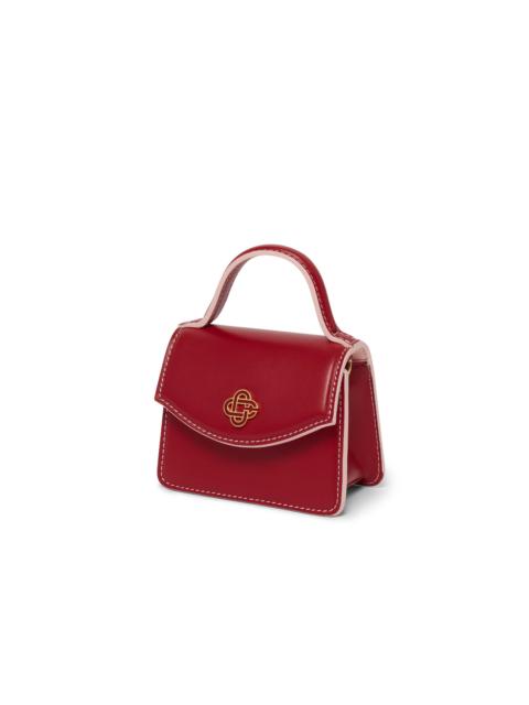 CASABLANCA Red Micro Jeanne Bag