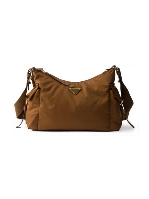 Prada Women's Explore Large Re-Nylon and Leather Shoulder Bag - Brown