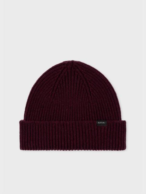 Paul Smith Cashmere-Blend Beanie Hat