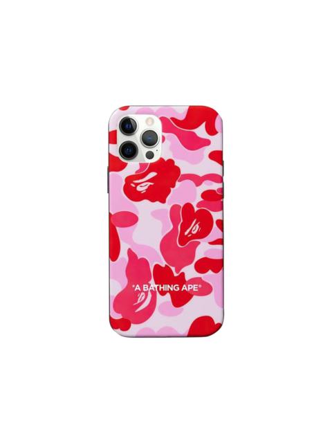 A BATHING APE® BAPE ABC Camo iPhone 12/12 Pro Case 'Pink'