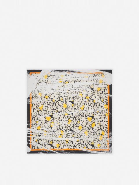 Lanvin SILK SCARF WITH FLORAL PRINT