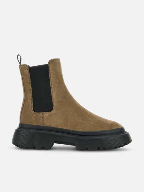 HOGAN Chelsea Boots Hogan H619 Beige