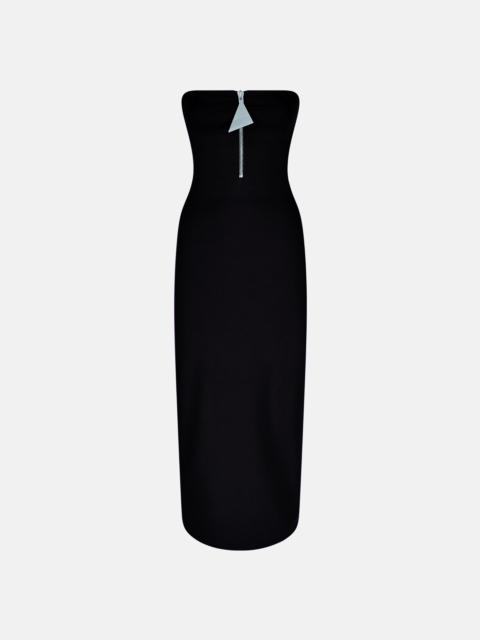 BLACK MIDI DRESS