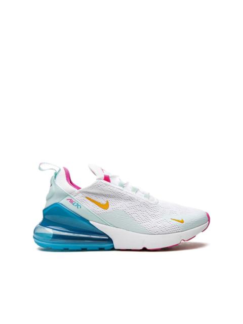 Air Max 270 "White/University Gold/Laser Fuchsia" sneakers