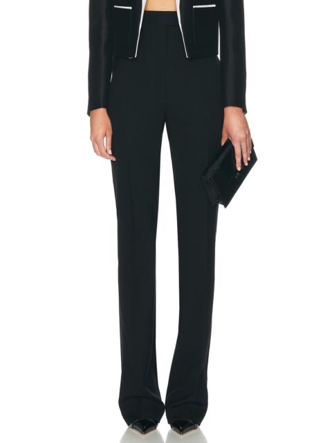 TOM FORD High Waist Tailored Tuxedo Straight Pant