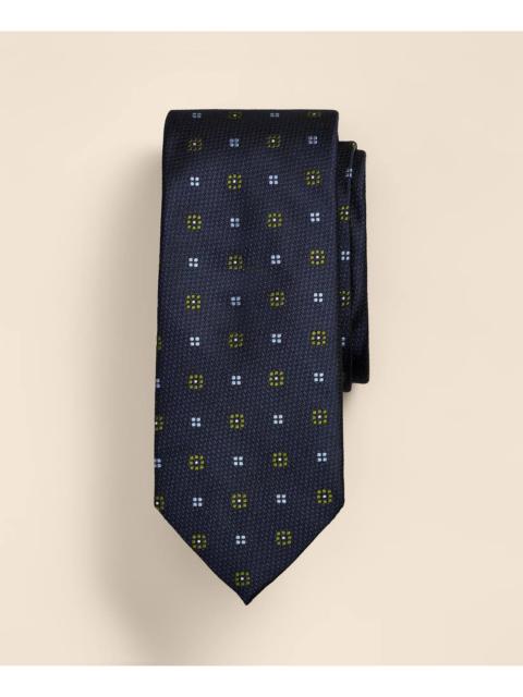 Brooks Brothers Silk Flower Dots Tie