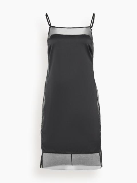 KIKI DE MONTPARNASSE Maxim Mini Slip Dress in Black
