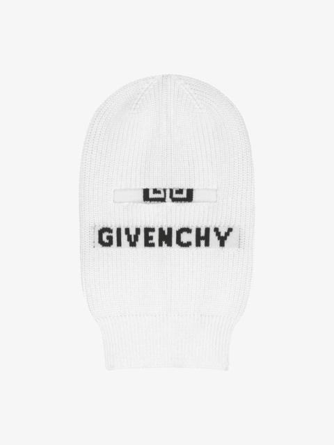 GIVENCHY 4G KNITTED BALACLAVA IN WOOL