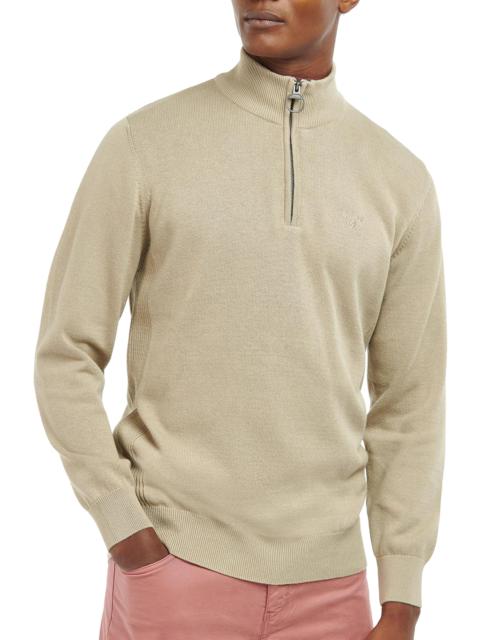 Cotton Half Zip Sweater