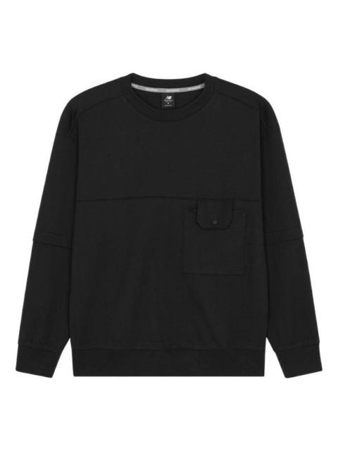 New Balance New Balance Casual Lifestyle Sweatshirt 'Black' AMT21369-BK