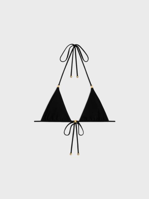 CELINE triomphe triangle top in matte jersey