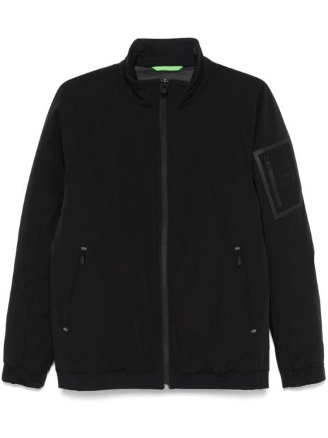 BOSS logo-patch padded jacket