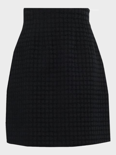 TOTEME Curved Chenille Mini Skirt