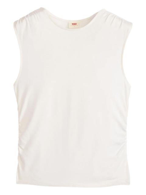 Levi's ruched-design sleeveless top