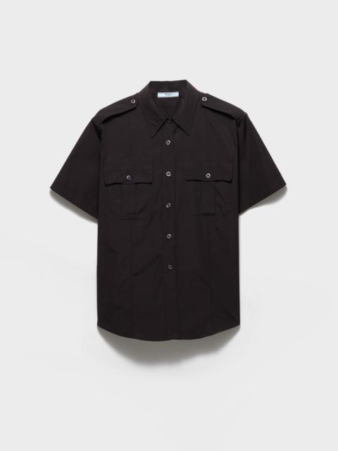 Prada Short-sleeved poplin shirt