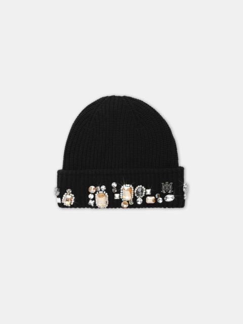 AMIRI CHUNKY CRYSTAL BEANIE