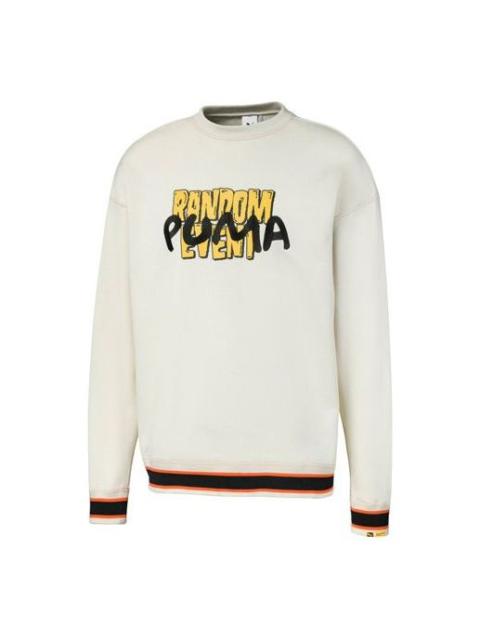 PUMA x Randomevent Long Sleeve Crew Neck Sweatshirt Cream 596663-50