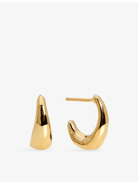 MONICA VINADER Antica Small 18ct Yellow Gold Vermeil Hoop Earrings