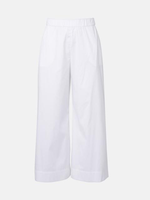 Max Mara Pece cropped cotton-blend wide-leg pants