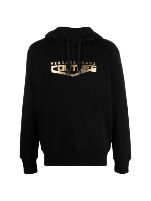 logo-print pullover hoodie