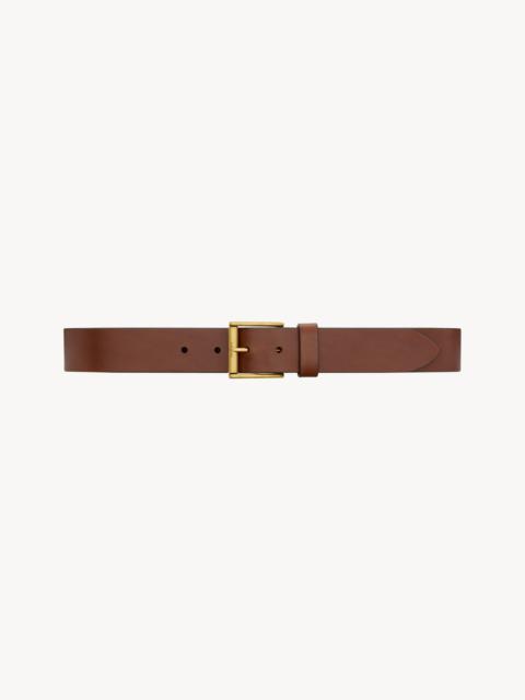 SAINT LAURENT MOTORCYCLE BELT IN LEATHER