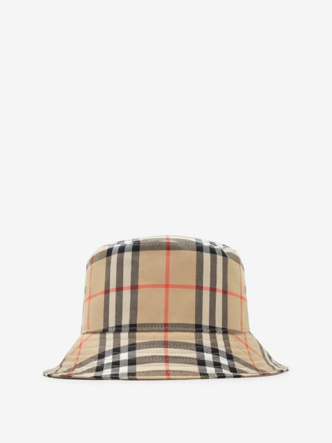 Burberry Check Cotton Bucket Hat