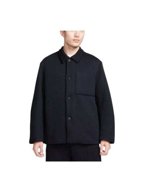 Nike Nike Sportswear Tech Fleece Reimagined Wide Shirt Jacket 'Black' FB8168-010