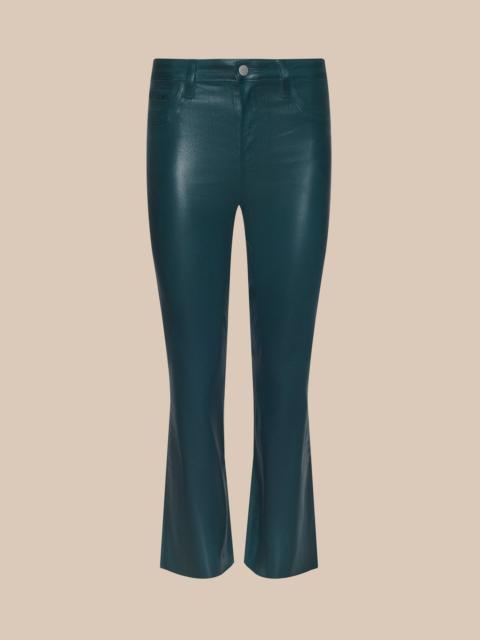 L'AGENCE Kendra Coated Cropped Flare Jean