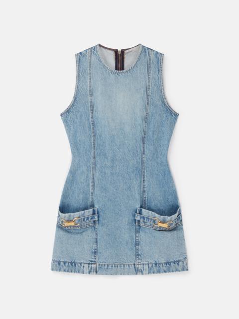 Stella McCartney Clasp-Embellished Sleeveless Mini Dress