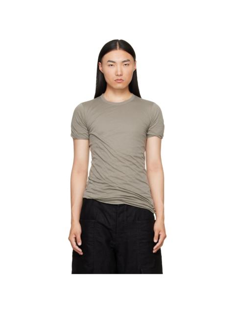 Rick Owens Taupe Tower Double S/S T-shirt