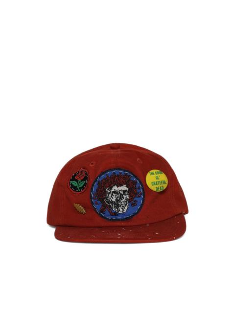 MadeWorn Grateful Dead patch-detail snapback cap