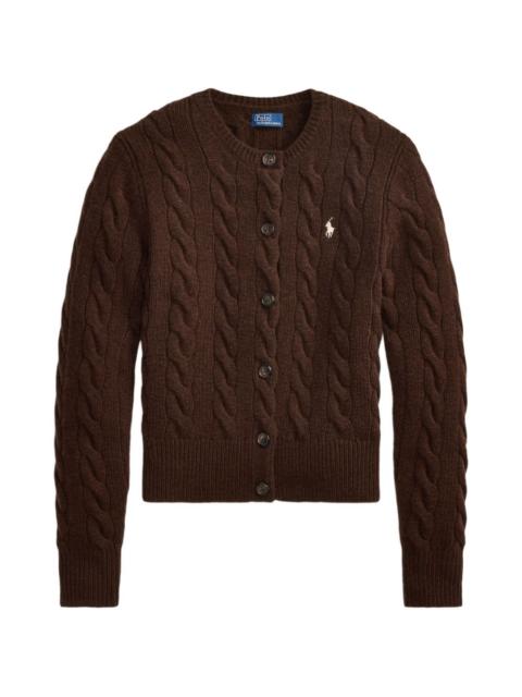 Polo Ralph Lauren cable-knit wool-cashmere cardigan