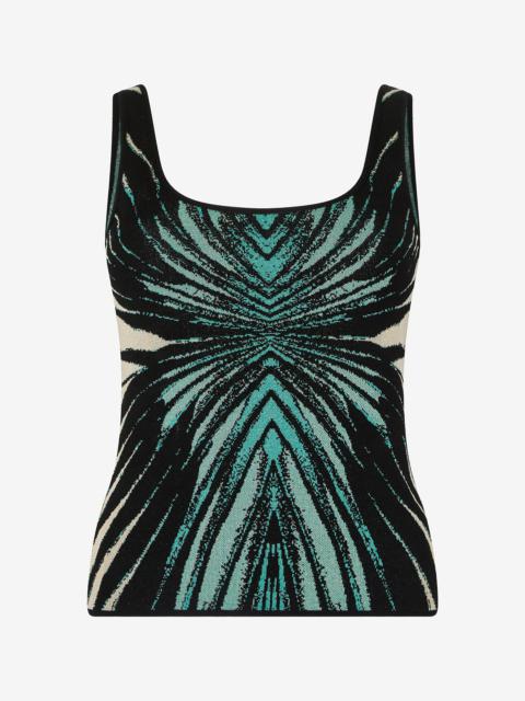 Roberto Cavalli Ray Of Sea Print Top