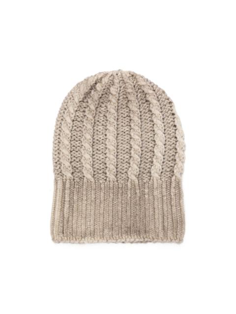 Avant Toi cable-knit ribbed beanie hat