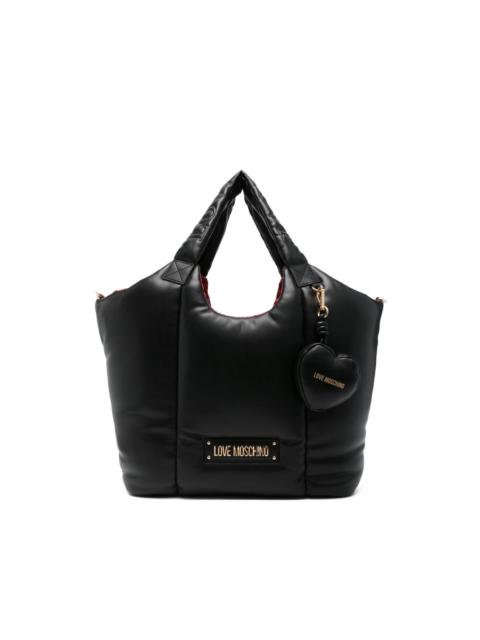 Moschino padded tote bag