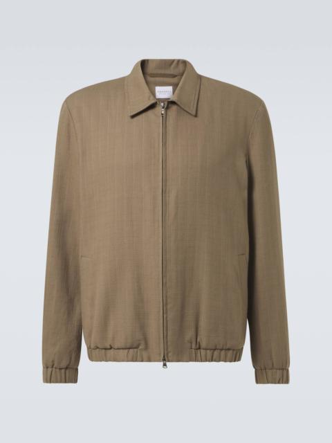 Sunspel Striped cotton blouson