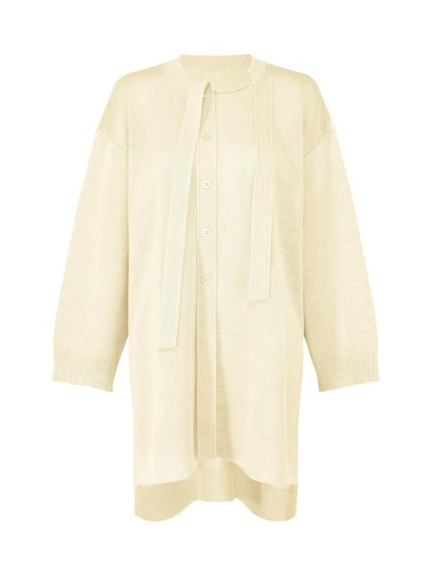 ISSEY MIYAKE BUTTONED DRAPE KNIT