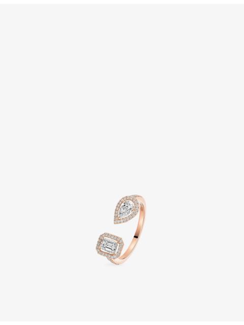 MESSIKA My Twin 18ct Gold And 0.69ct Diamond Ring